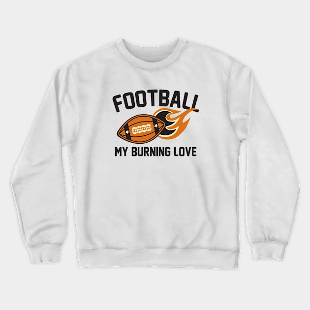 Football Crewneck Sweatshirt by VectorPlanet